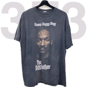 VINTAGE SNOOP DOGG THA DOGGFATHER SHIRT SZ XL BLK FADED